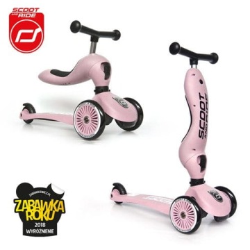 SCOOTANDRIDE Highwaykick1 2in1 1-5 лет Роза