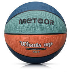 Баскетбольные кроссовки Meteor What's up 3 бирюзовые/оранжевые
