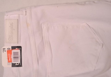 WRANGLER spodnie JEANS white SKINNY CROP W29 L30