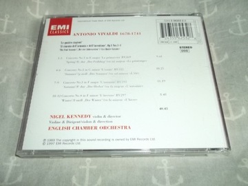 Найджел Кеннеди Вивальди «Времена года» - компакт-диск