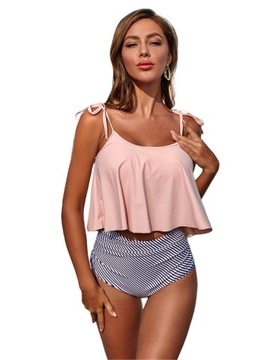 STRÓJ KĄPIELOWY BIKINI HISZPANKA wysoki stan L