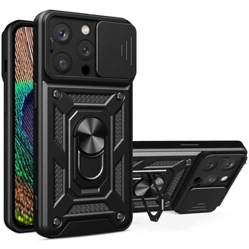 ETUI STAND ALOGY RING CASE DO IPHONE 14 PRO +SZKŁO
