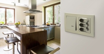 OSPEL AS ДВОЙНОЙ ПОДСВЕЧНЫЙ ВЫКЛЮЧАТЕЛЬ, БЕЛЫЙ