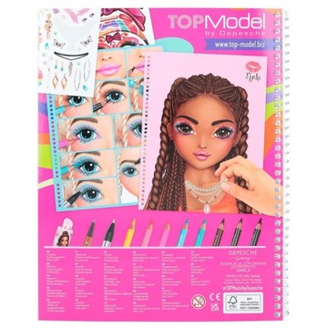 Книжка-раскраска Make Up Top Model 12415