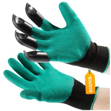 ПЕРЧАТКИ САДОВЫЕ ПЕРЧАТКИ САДОВЫЕ КОГТИ ГРАБЛИ КОГТИ РАББЕРЫ ЛОПАТА