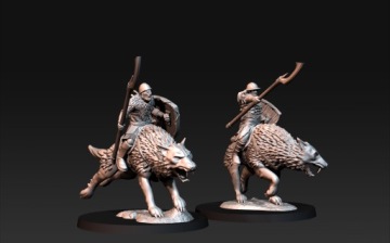 Варги-наездники с алебардами — x2