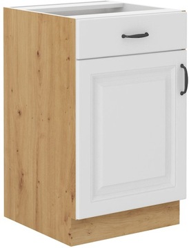Dolna szafka kuchenna 50cm STELVIO Biała Artisan