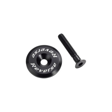 Kapsel sterów Reverse Headset Ahead Cap with M6 32mm Screw black