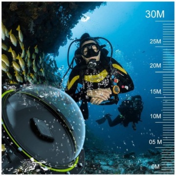 Водонепроницаемый корпус TELESIN Dome Port для камеры GoPro HERO 7 6 5