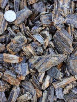 Декоративные камни для леса в стеклянной банке, кора камня, мытый камень, 0,5 кг.