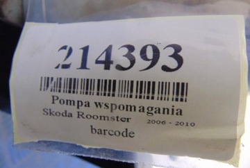 SKODA ROOMSTER 1.6 16V ČERPADLO SERVA ELEKTRICKÁ