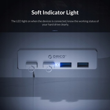 Koncentrator USB 3.0, bardzo szybka transmisja danych