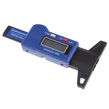 Cyfrowy miernik głębokości bieżnika opon samochodowych/motocyklowych LCD