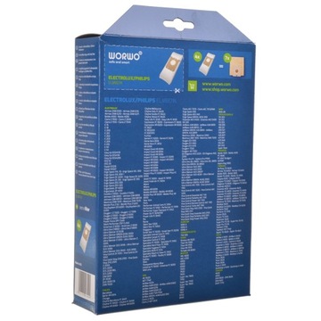 8 мешков для пылесоса для ELEKTROLUX PHILIPS S-BAG