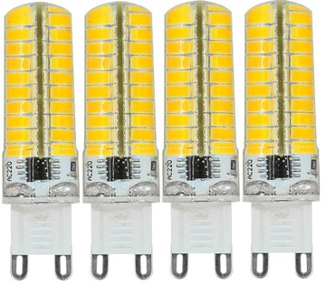 Żarówka LED G9 7W=55W biały ciepły 4SZT