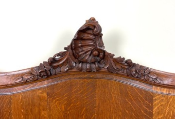 СТИЛЬНАЯ ДУБОВАЯ КРОВАТЬ LUDWIG ROCAILLE BEDROOM FRANCE A28