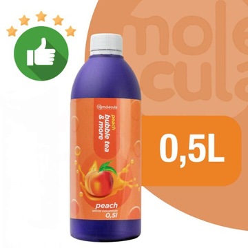 ЧАЙНЫЙ НАБОР BUBBLE - Шарики СТРАСТЬЯ фруктовые 0,8кг + сироп ПЕРСИКОВЫЙ 0,5л