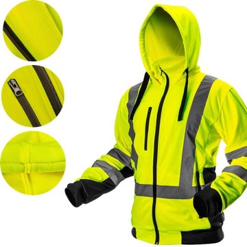 Предупреждающая рабочая рубашка, желтая, размер XXL