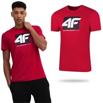 KOSZULKA MĘSKA 4F T-SHIRT PODKOSZULEK BLUZKA SPORTOWA NA CO DZIEŃ