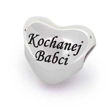 CHARMS koralik do bransoletek srebro 925 + GRAWER!