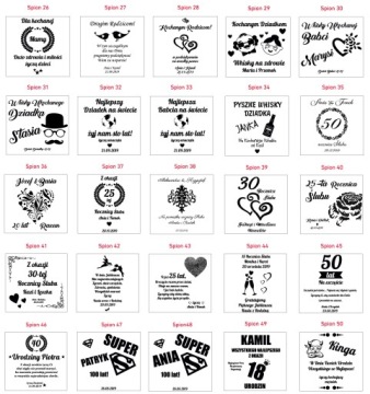 ПОДАРОК ​​18 30 50 КОРОБКА НА ДЕНЬ РОЖДЕНИЯ ГРАФИН Гравировка