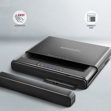 Адаптер ADSA-CC USB-C 10 Гбит/с NVMe M.2 2,5/3,5 SSD
