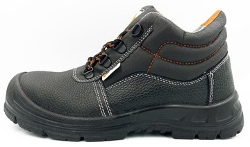 BUTY ROBOCZE MĘSKIE SKÓRZANE BEZ PODNOSKA SRC 42