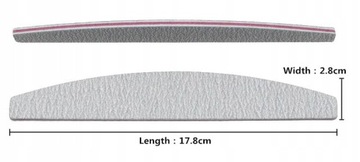 50 пилочек для ногтей ZEBRA BOAT 100/180