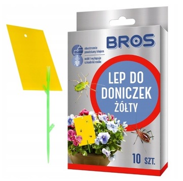 10x LEP DO DONICZEK NA OWADY SZKODNIKI MSZYCE BROS