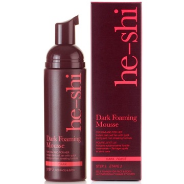 He-Shi Dark Foaming Mousse pianka samoopalacz