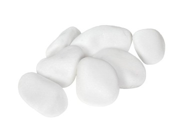 Kamienie Ozdobne OTOCZAK Biały THASSOS Greckie 40-60 mm 3 kg