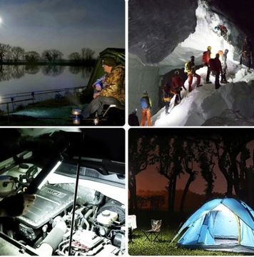 USB СВЕТОДИОДНАЯ ЛАМПА ДЛЯ МАСТЕРСКОЙ БОЛЬШАЯ ЛАМПА С МАГНИТНЫМ КРЮКОМ