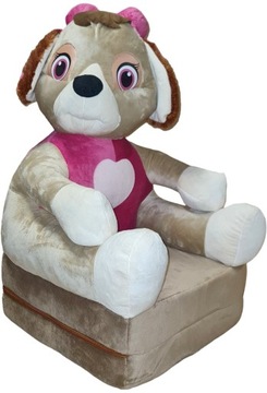 Детское кресло, складное сиденье, плюшевый пуф.