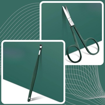 Набор инструментов для педикюра, маникюра, кусачки и ножницы в футляре.