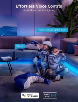 Светодиодная лента Govee H6159, 5 м. ОСВЕЩЕНИЕ СВЕТОДИОДНЫМИ ЛЕНТАМИ