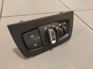 BMW 3 F30 F31 F32 F20 F21 PANEL PRZEŁĄCZNIK WŁĄCZNIK ŚWIATEŁ ORYGINAŁ ŁADNY