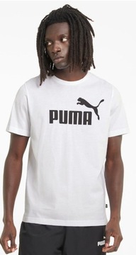 PUMA KOSZULKA MĘSKA T-SHIRT ROZ. 3XL BIAŁA