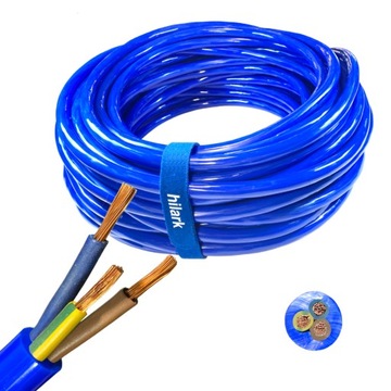 Kabel Przewód PUR H07BQ-F 3x2,5mm2 LINKA 1m