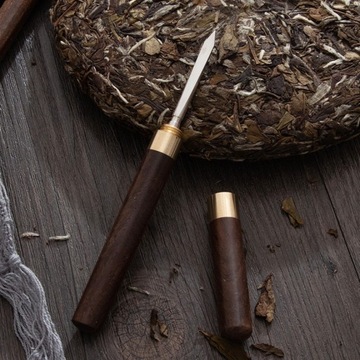 1PC drewniana łyżeczka do herbaty nóż akcesoria do