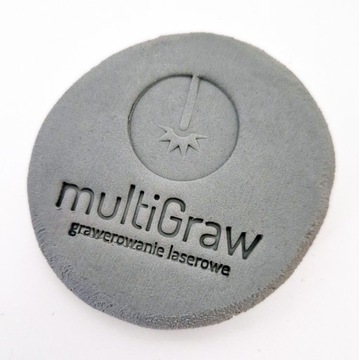 Precyzyjny stempel do gliny 20 mm akrylowy TWOJE LOGO, TEKST, GRAFIKA, WZÓR