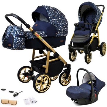 Wózek 3w1 dziecięcy spacerówka BabyLux COLORLUX