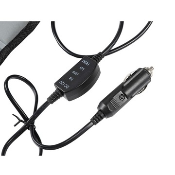 УНИВЕРСАЛЬНЫЙ НАГРЕВАТЕЛЬНЫЙ КОВРИК ДЛЯ АВТОКРЕСЛА АВТОБУС 12В ДИСТАНЦИОННАЯ РЕГУЛИРОВКА