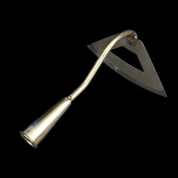 Полая мотыга из полностью закаленной стали.