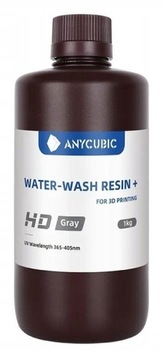 Anycubic Water Washable HD Серая УФ-смола 1кг 1л для 3D принтеров