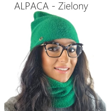 ПОЛЬСКИЙ КОМПЛЕКТ ШАПКА + ЮБКА АЛЬПАКА ТРУБА - ЦВЕТА