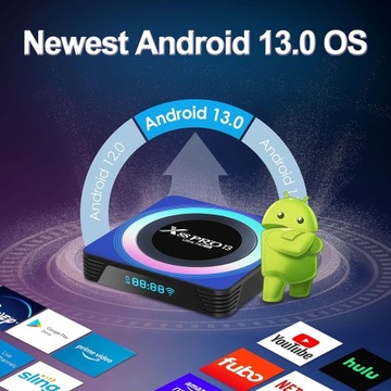 Android TV Box 11.0, Smart Android TV Box, 2 ГБ ОЗУ, 16 ГБ ПЗУ, RK3318, четырехъядерный процессор