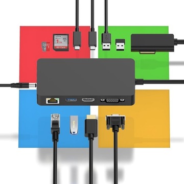 STACJA DOKUJĄCA SURFACE PRO/LAPTOP/LAPTOP GO 11W1 4K HDMI VGA USB-C EU