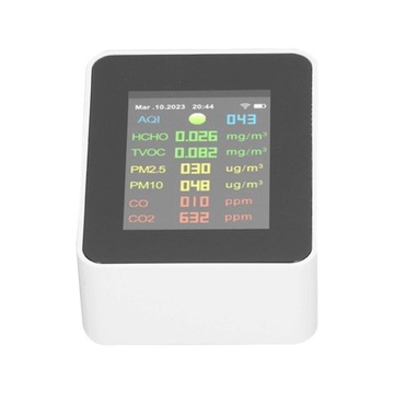 9 w 1 Monitor jakości powietrza WiFi Detektor