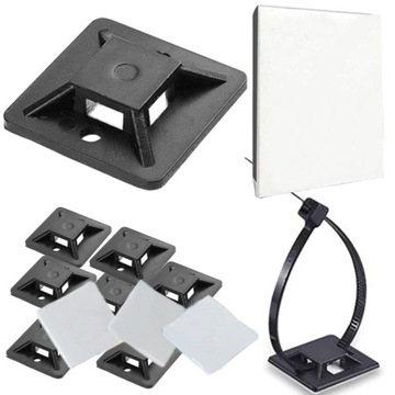 MOCOWANIE UCHWYT OPASKI KABLOWEJ 20x20 mm 50 SZTUK