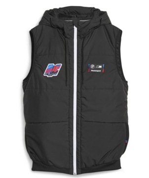 Bezrękawnik PUMA BMW STATEMENT RACE PADDED VEST kamizelka męska kaptur XL